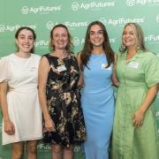 CRDC-supported scholars Niamh Mason, Georgie Oldham & Ayla Christophers with CRDC Innovation Broker Rachel Holloway.